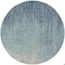 Homeroots 8 ft. Round Navy & Light Blue Abstract Area Rug 385288 - alternate 1